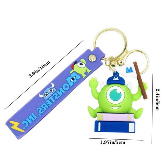 Disney Monsters Inc Character Keychains - Picture 6 of 9